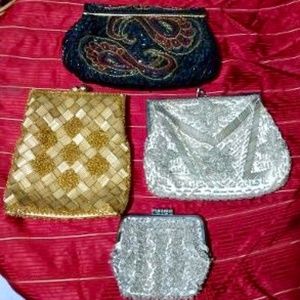 VINTAGE BEADED EVENING BAGS